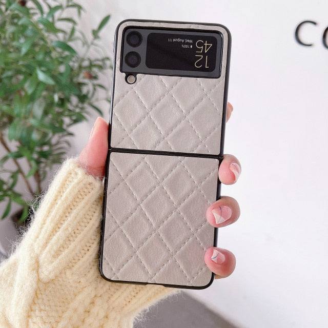 Rhomboid Pattern Case For Samsung Z Flip 3 - Premium Mobile Phone Cases from Dressmycell.com - Just $20.00! Shop now at Dressmycell.com Rhomboid Pattern Case For Samsung Z Flip 3 - Premium Mobile Phone Cases from Dressmycell.com - Just $20.00! Shop now at Dressmycell.com